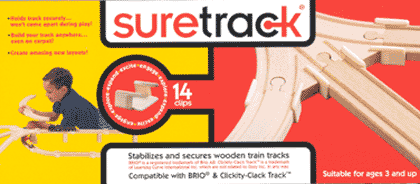 Suretrack is a great for holding the wooden track in place.